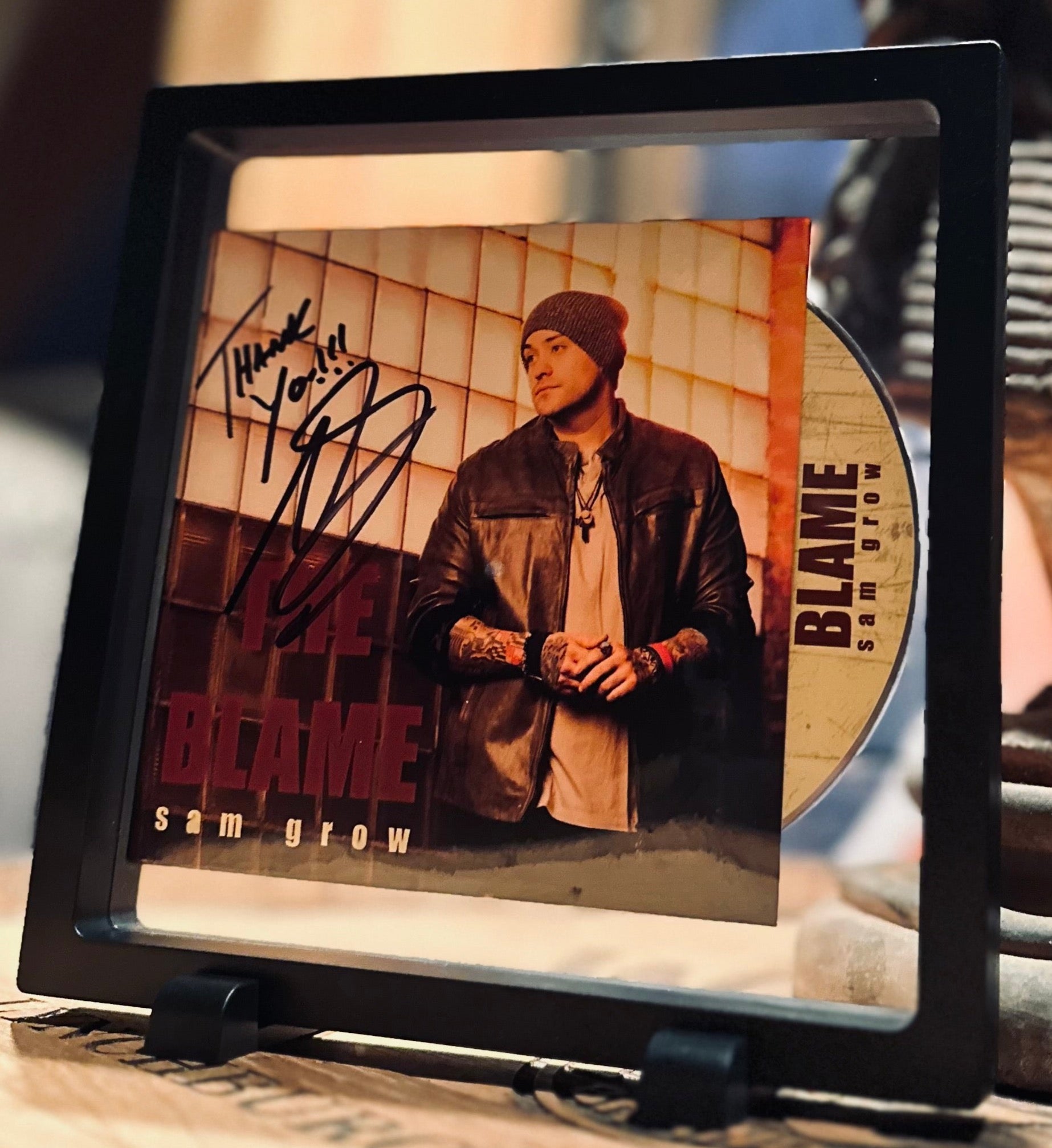 The Blame CD - Autographed - Framed