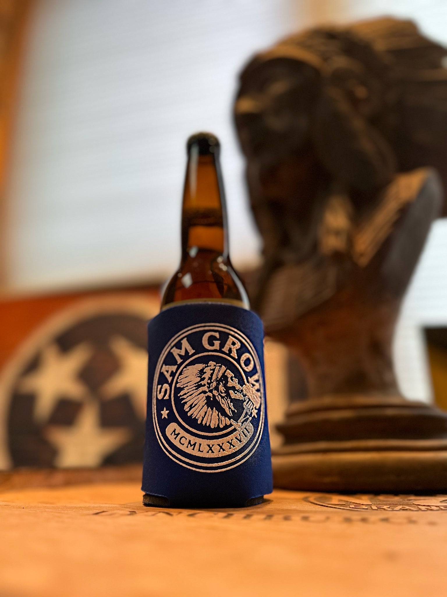 Mermaid Scales Beer Bottle Koozie - The Lodge at Gulf State Park