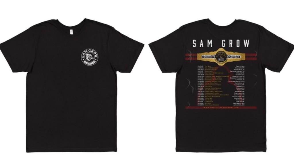 "Cigars & Bars" Black Tour T-Shirt