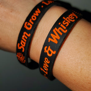 Sam Grow - Love & Whiskey wristband